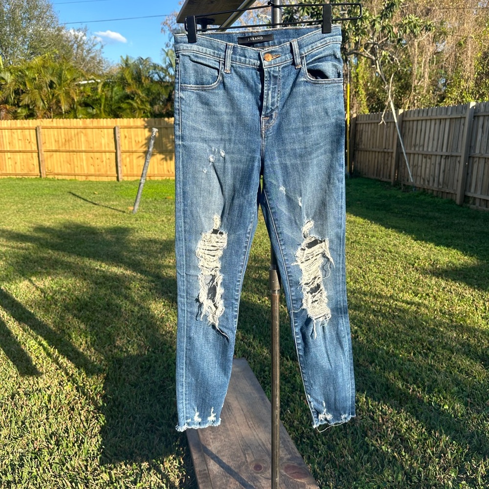 J brand ripped jeans